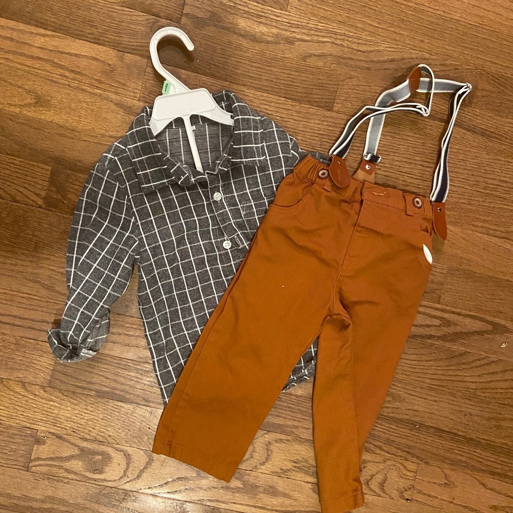 2T boys 3 piece outfit.